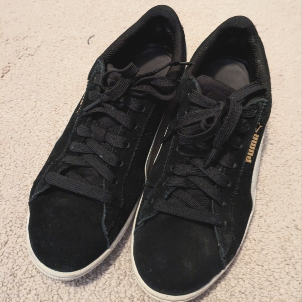 Puma suede trainers